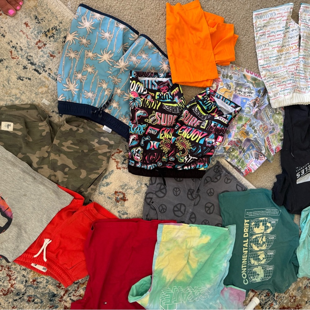 Colorful Graphic Shorts